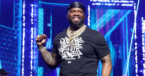 50 Cent performs onstage during Nicki Minaj Presents: Pink Friday 2 World Tour