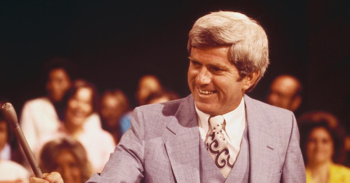 Phil Donahue hosting 'The Phil Donahue Show'