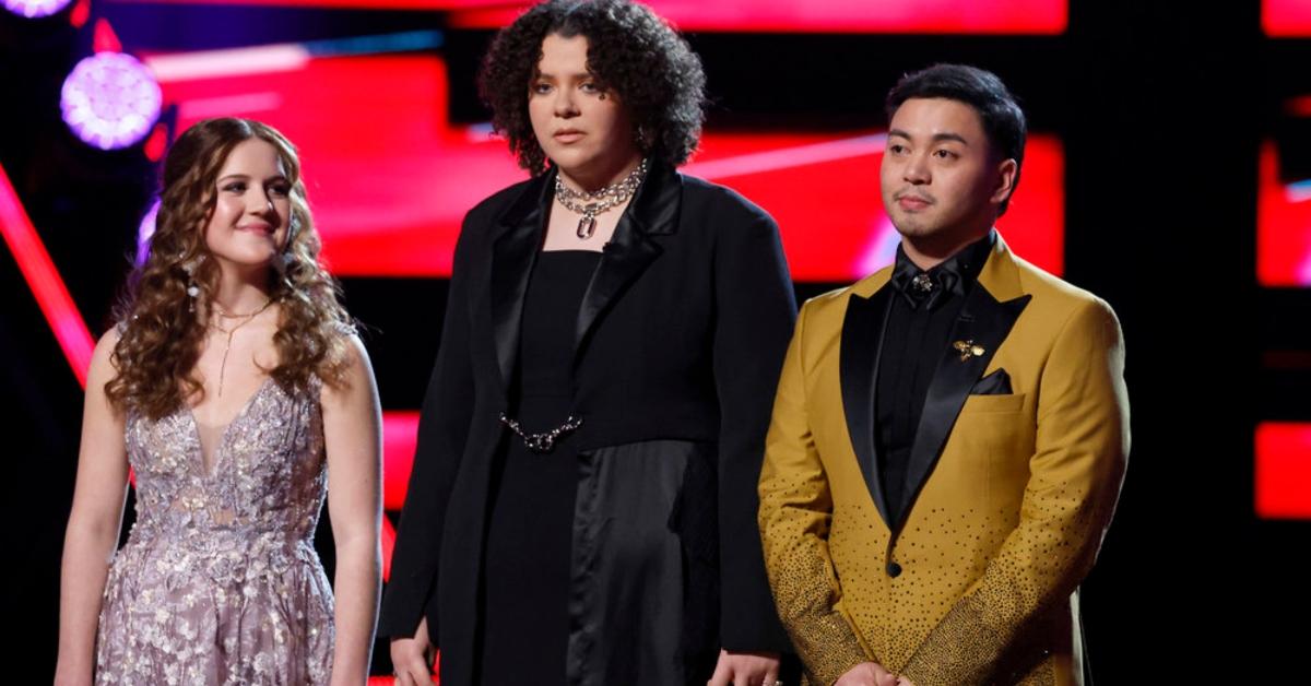 ydney Sterlace, Skye, and Sonofrio Vasquez in the voice finale