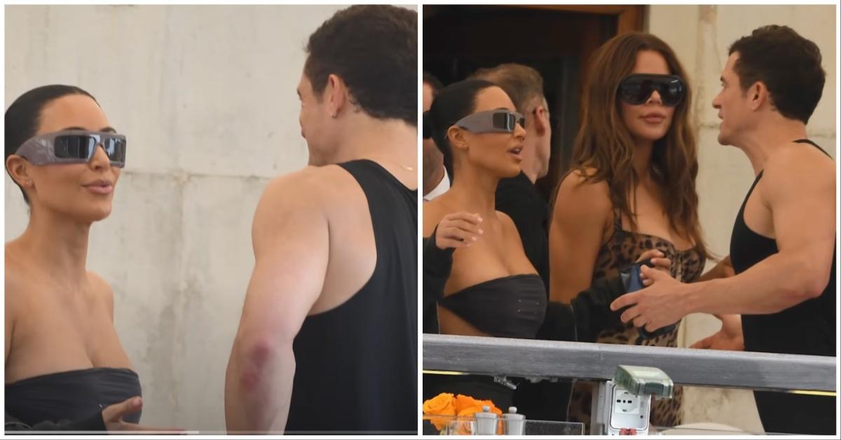 Kim Kardashian and Orlando Bloom are seen together in Venice, Italy, following his split from Katy Perry.