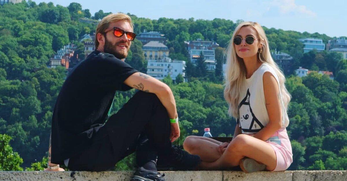 PewDiePie and wife Marzia