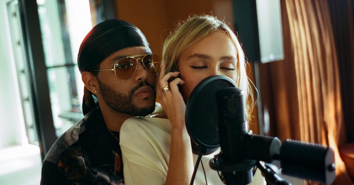 Abel "The Weeknd" Tesfaye as Tedros and Lily-Rose Depp as Jocelyn in 'The Idol.'