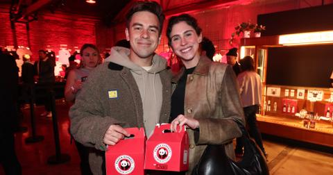 Cody Ko and Kelsey Kreppel at ChainFEST, the world's first gourmet chain food festival on Dec. 1, 2023, in Los Angeles.
