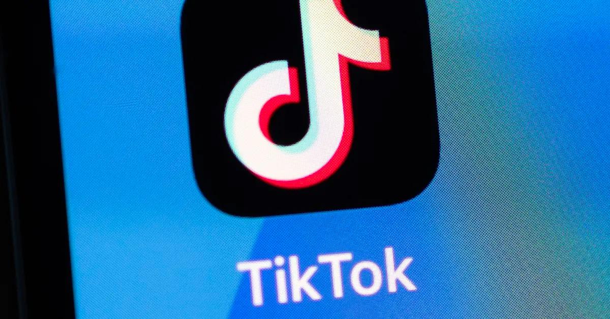 TikTok logo on a phone screen.