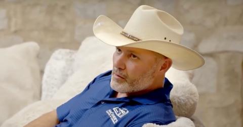 Steve McBee Sr. talking with Galyna.