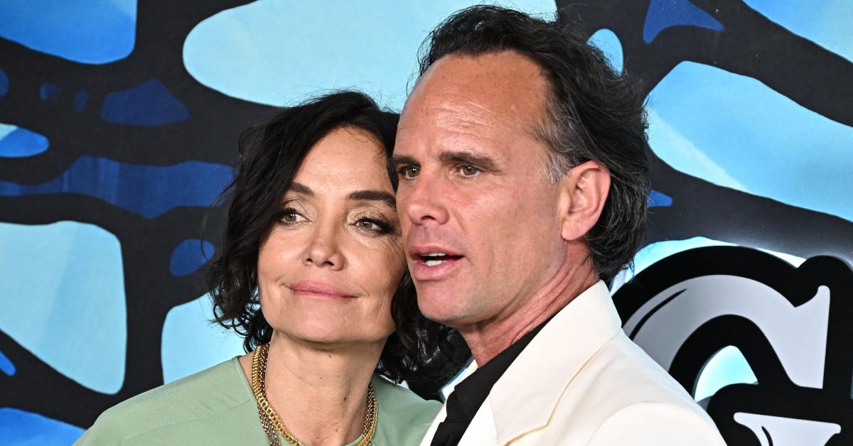 Walton Goggins and his wife, Nadia Conners.