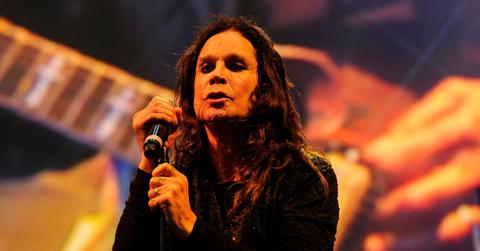Ozzy Osbourne performing on stage in 2014.