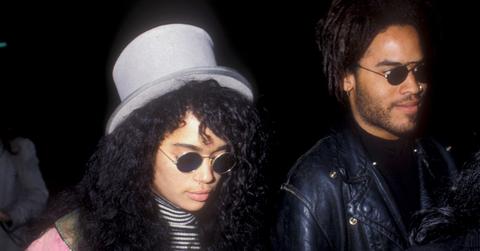 Lisa Bonet and Lenny Kravitz at the 'Promised Land' premiere