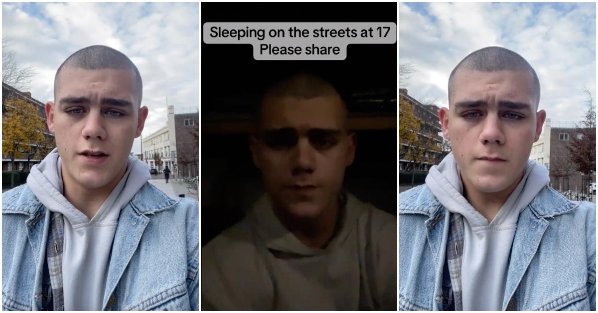 Jack Veal reveals in a TikTok he is homeless.