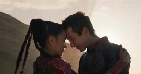 Druig and Makkari in 'Eternals'