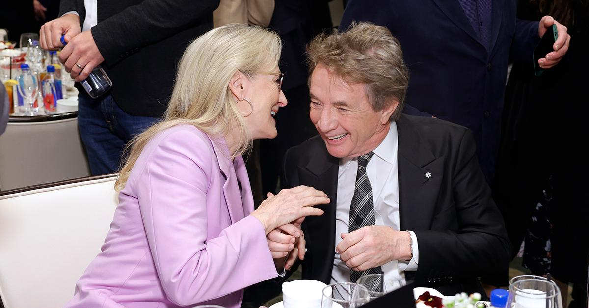 (l-r) Meryl Streep and Martin Short at the AFI Awards in 2024