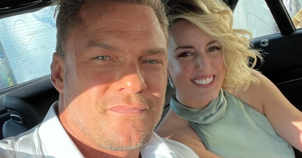 Selfie of Alan Ritchson and wife 