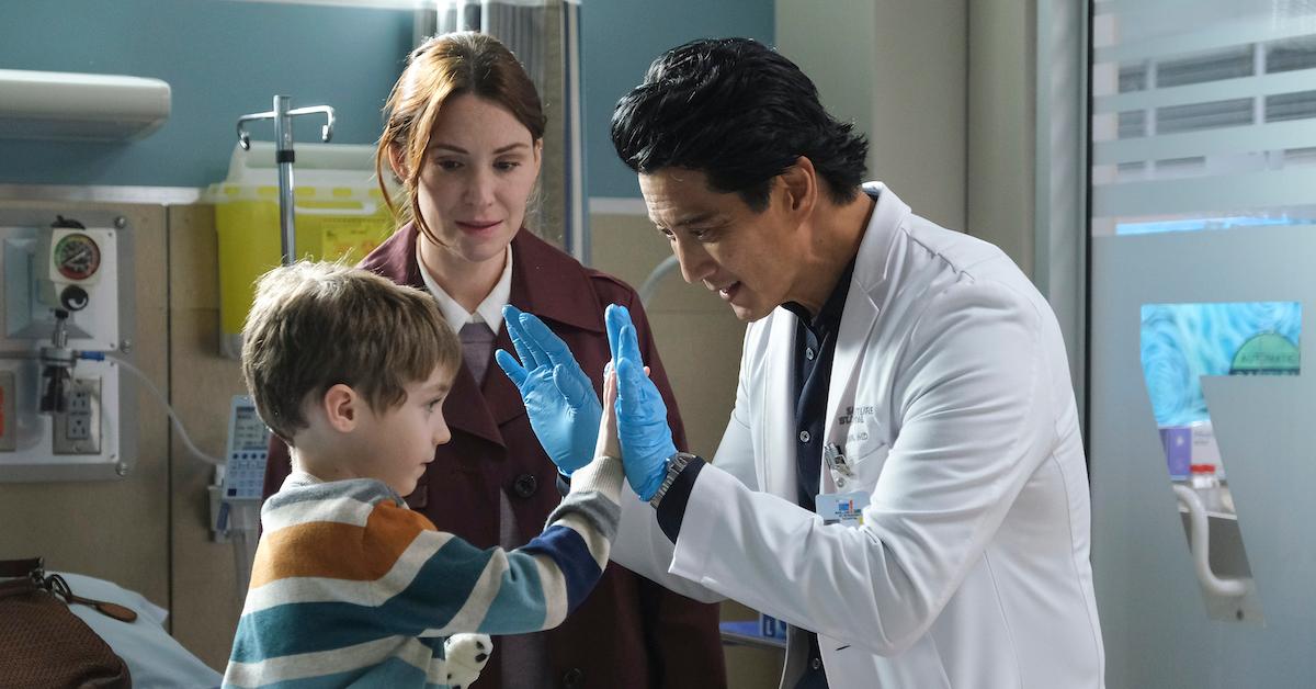 ASHTON CRESSMAN, BRITTANY DRISDELLE, WILL YUN LEE in 'The Good Doctor'