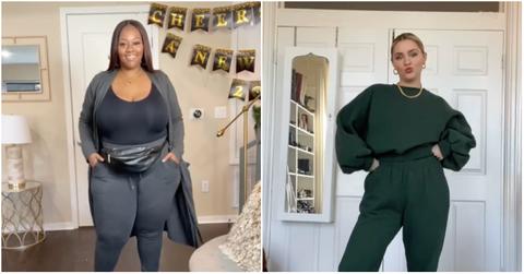 TikTokers KeriFay and TrendyCurvy