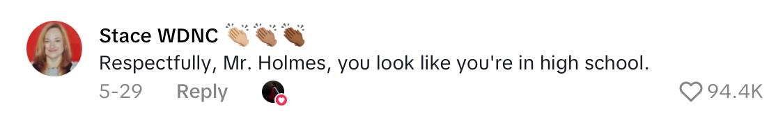 Comment on 2nd grade teacher's video of him sharing kids' hilarious quotes.