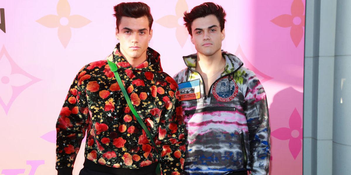 Grayson & Ethan Dolan Step Out For 'Louis Vuitton X' Fashion Event