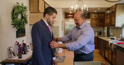 Adan Correa and his father, Rep Lou Correa