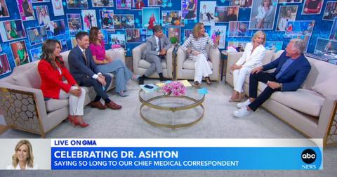 Dr. Jen's last day on GMA with her colleagues after showing a montage