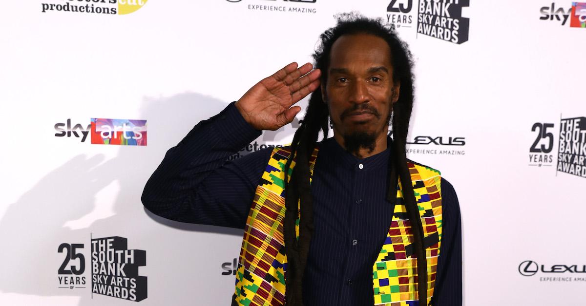 Benjamin Zephaniah attends The South Bank Sky Arts Awards at The Savoy on July 19, 2021 in London, England