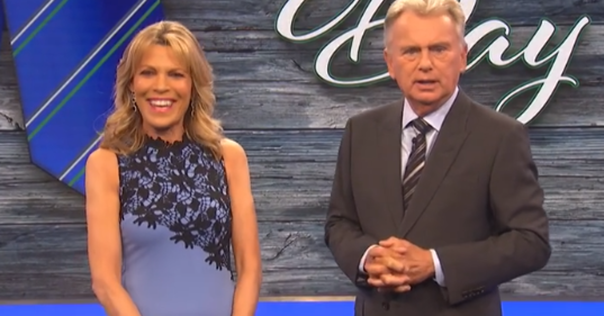 Vanna White and Pat Sajak