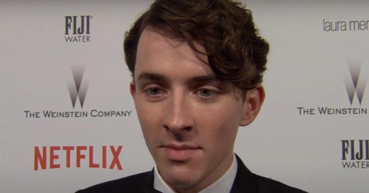 Matthew Beard on the red carpet for 'Imitation Game'