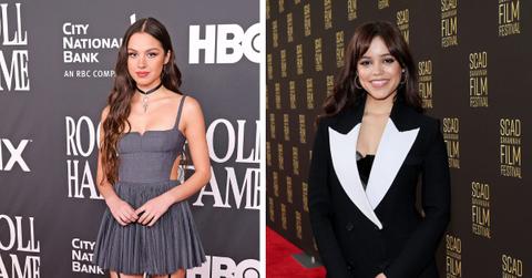 Olivia Rodrigo and Jenna Ortega