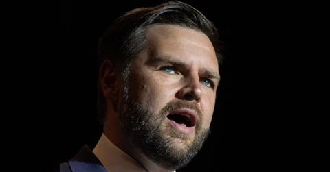 J.D. Vance speaks during a campaign rally on July 22, 2024.