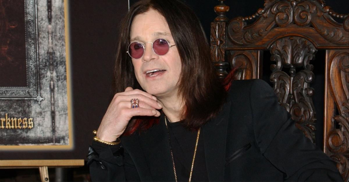Ozzy Osbourne at Tower Records. 