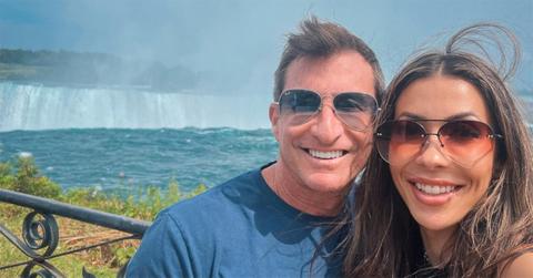 Bert Weiss and Tiffany Haynes together in front of Niagara Falls.
