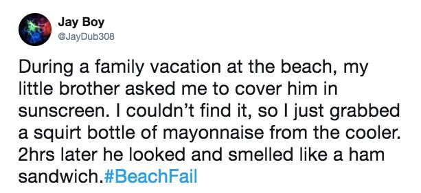 beach fail