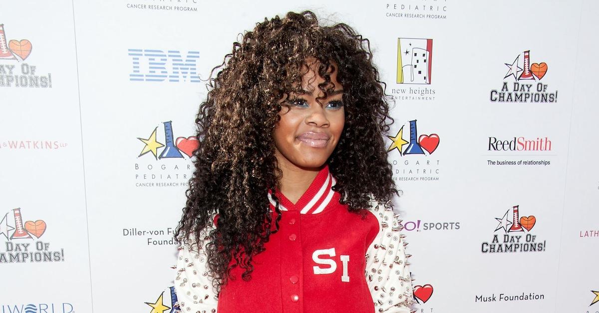 Teyana Taylor in 2011 in red jacket