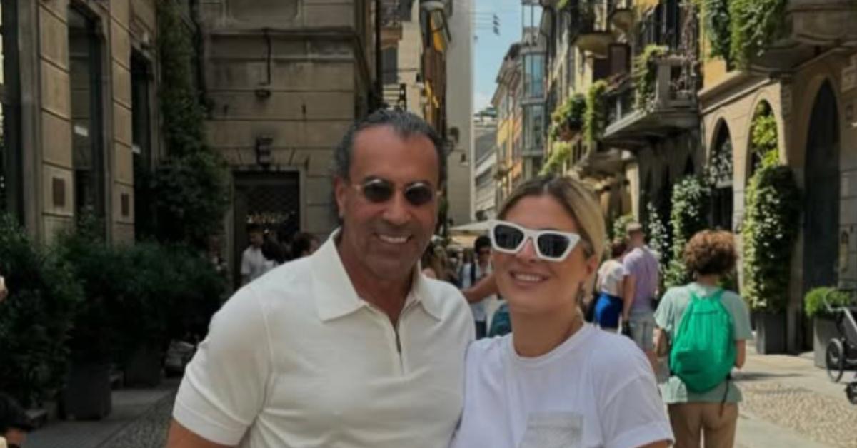 Stephanie Shojaee and her husband, Masoud, traveling.