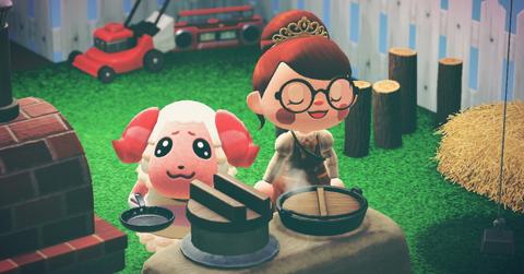 Cooking in 'Animal Crossing: New Horizons'