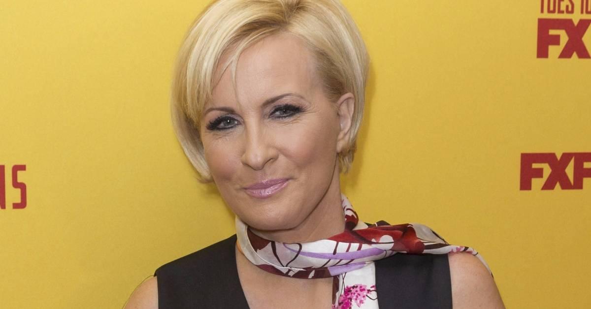 Mika Brzezinski posing for a press photo