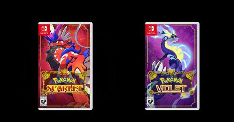Official 'Pokemon Scarlet' and 'Violet' box art