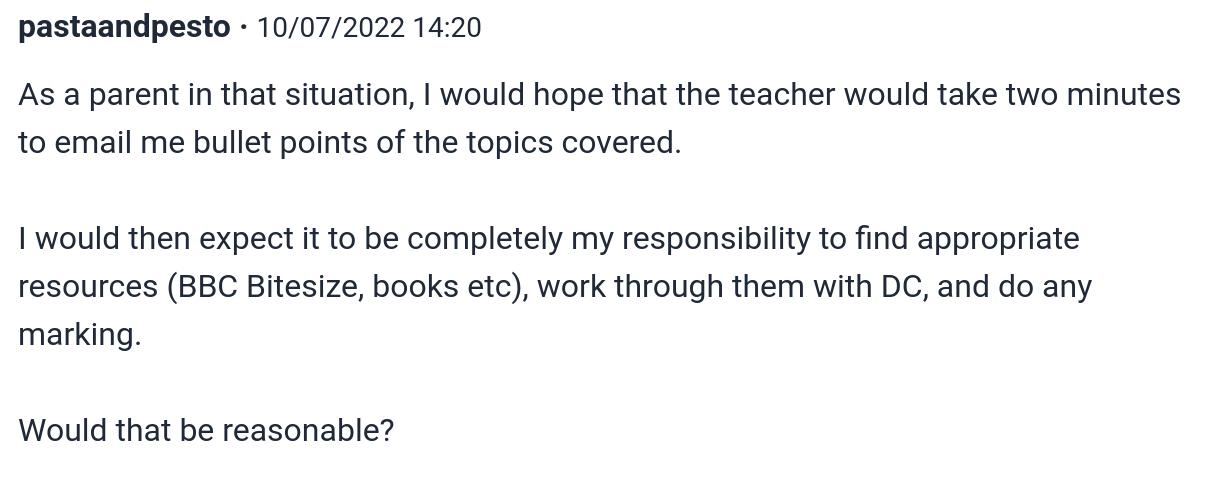 teacher refuses tutoring