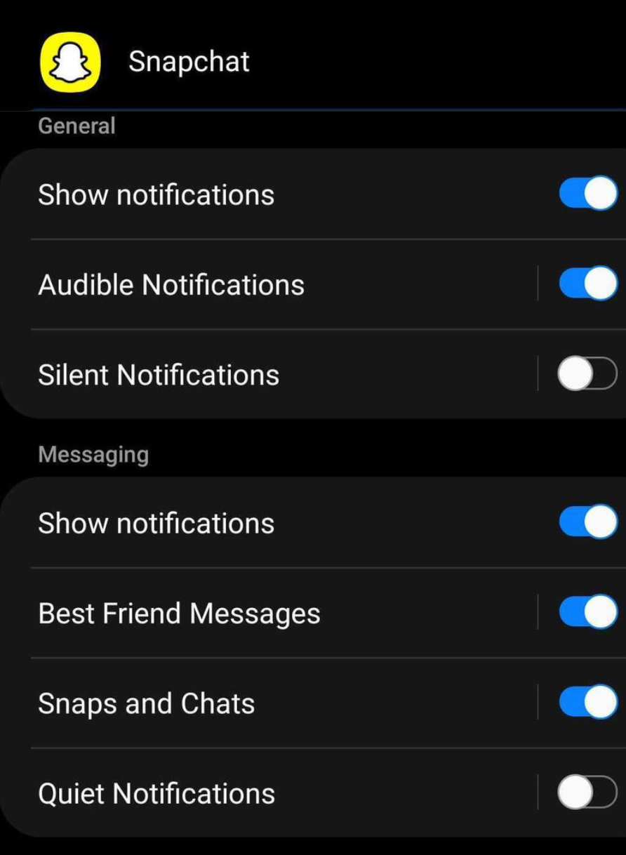 snapchat notifications for mac