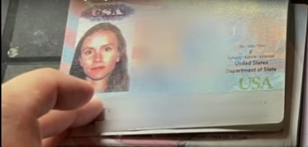 A fake passport Kaitlin Armstrong was using.