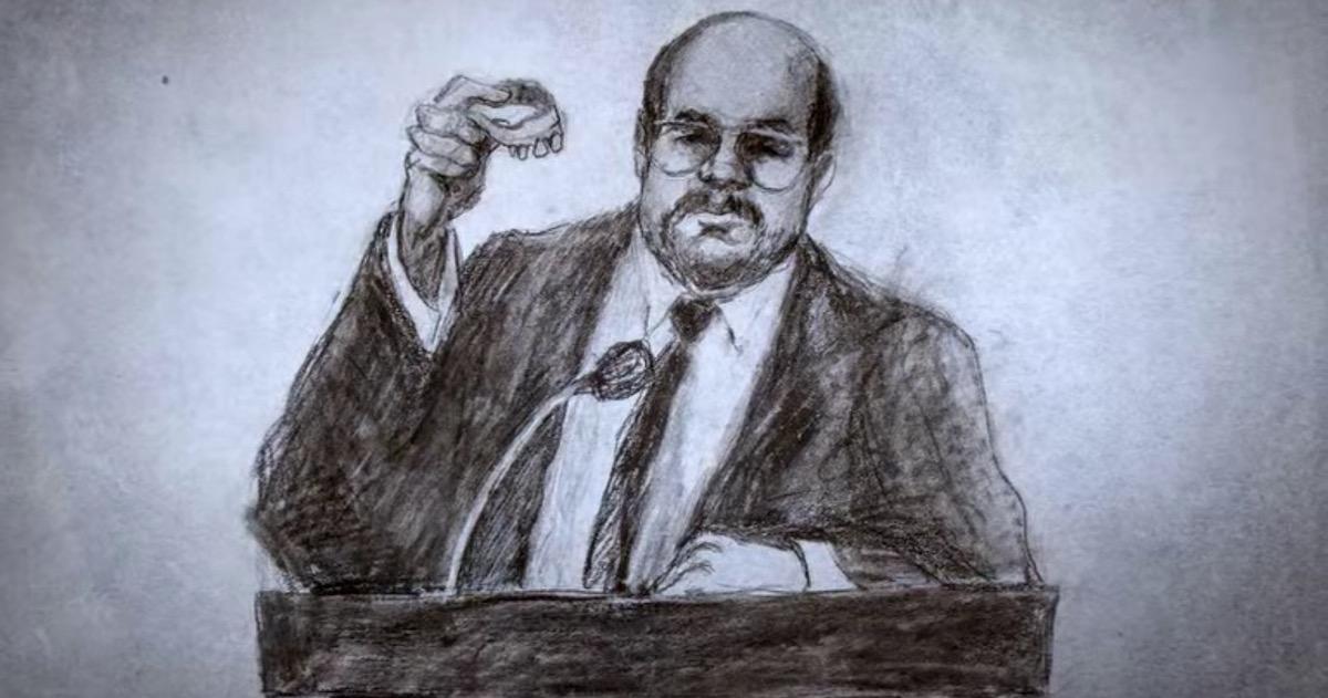 michael west courtroom sketch