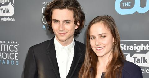 timothee chalamet sibling