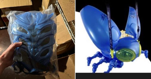 Blue Beetle Popcorn Buckets