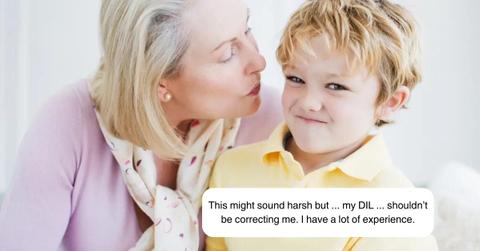 grandma with grandson