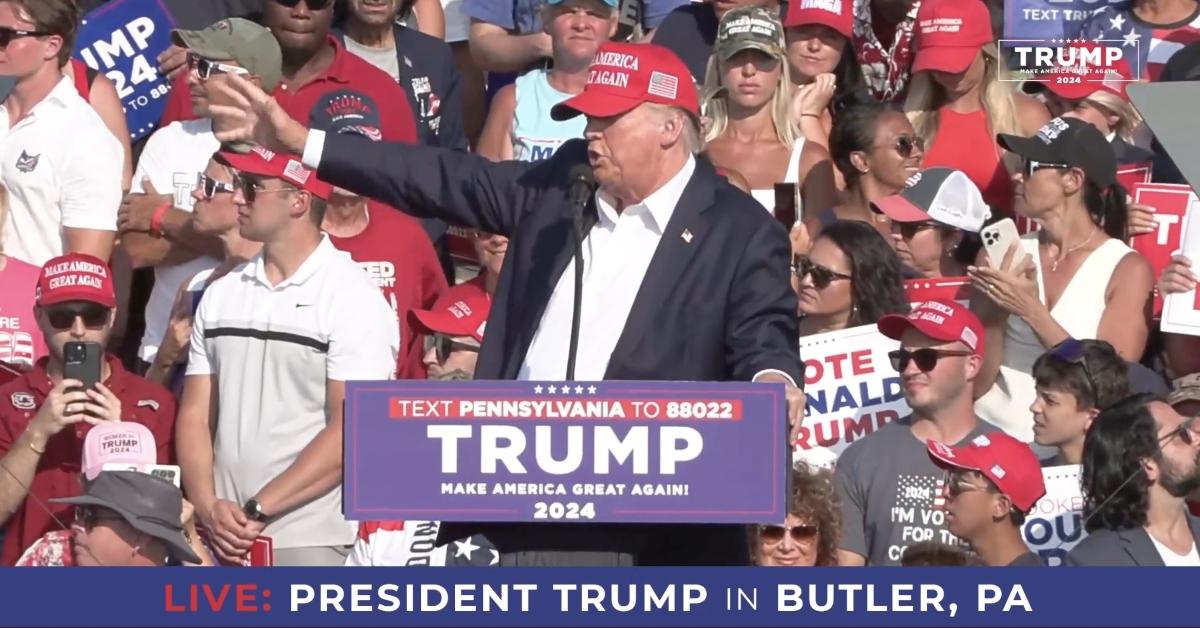 Donald Trump appears injured at rally in Butler, Pennsylvania