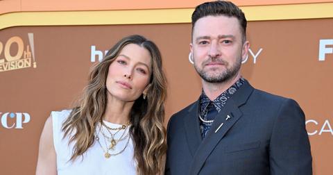 Jessica Biel and Justin Timberlake attend the Los Angeles Premiere FYC Event for Hulu's 'Candy' at El Capitan Theatre