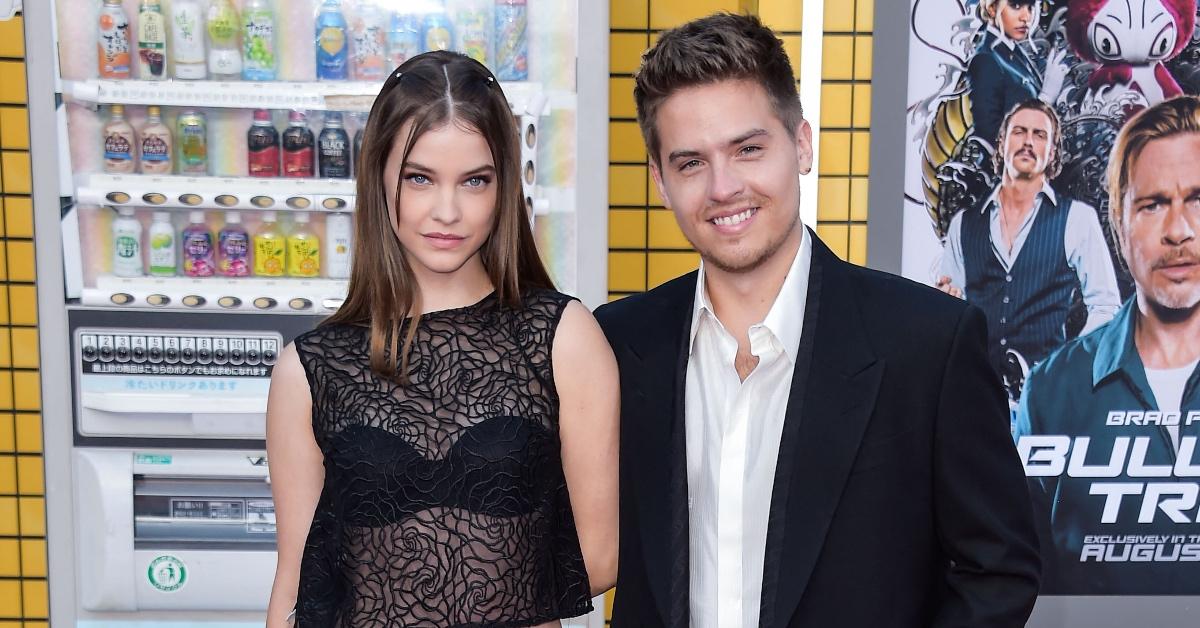 Barbara Palvin and husband Dylan Sprouse attending the premiere of 'Bullet Train.'