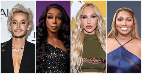 (l-r): Frankie Grande, Tiffany "New York" Pollard, Christine Quinn, and NeNe Leakes