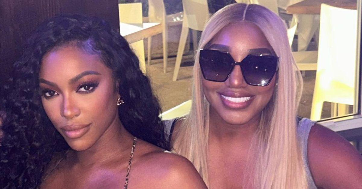 (l-r): Porsha Williams Guobadia and NeNe Leakes