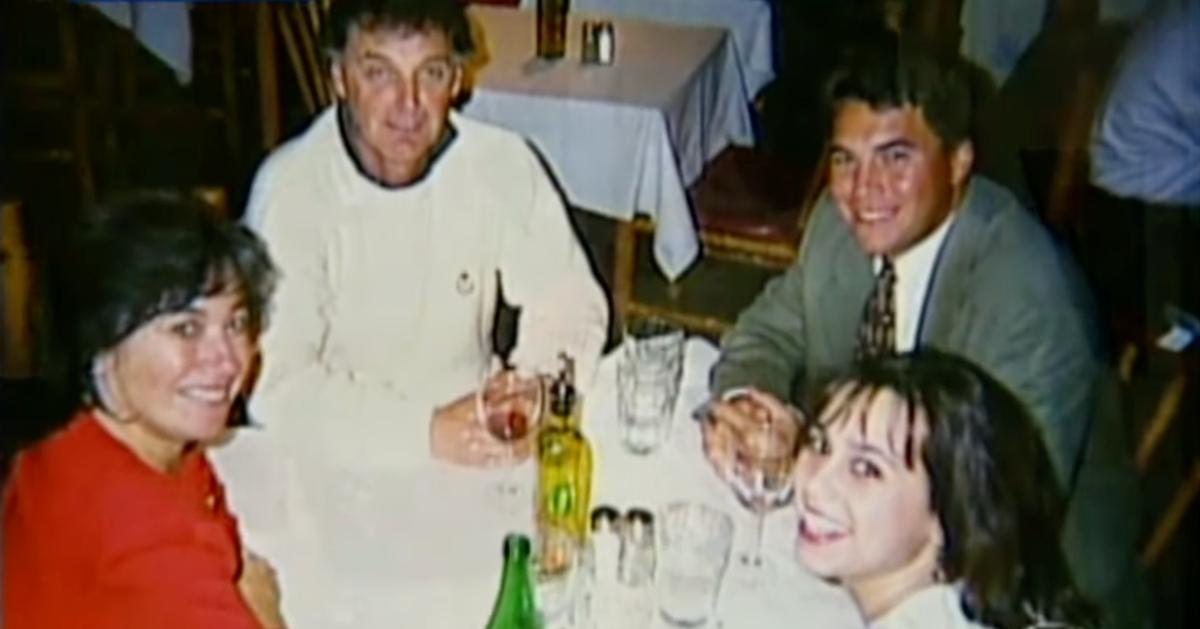 Scott Peterson with his parents and Laci Peterson at dinner