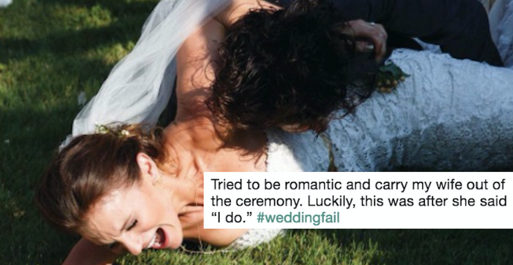 Wedding Fails That Are Almost Too Cringeworthy To Laugh At