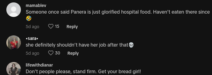 panera employee food shames customer